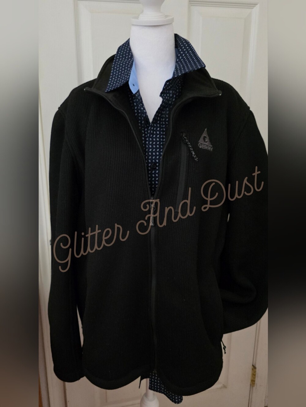 Gerry Rib-Knit Black Jacket - Picture 2 of 6